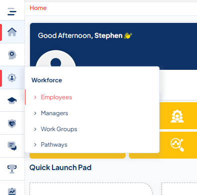 Workforce Tab