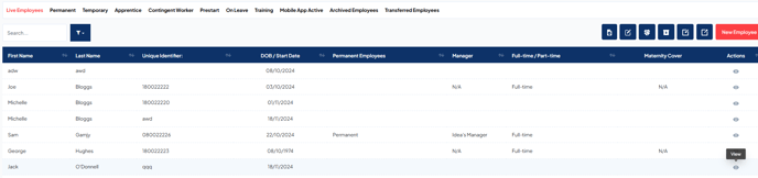 Employees List