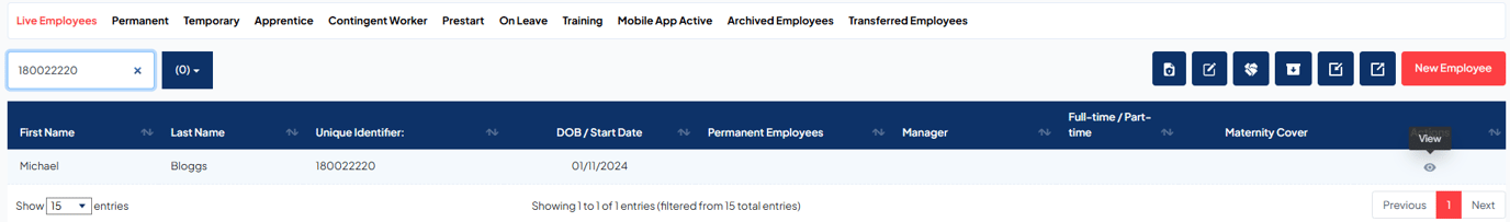 Employee/UID/Login already exists