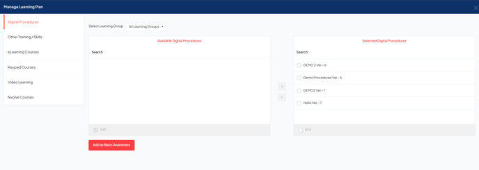 Assigning training to workgroup